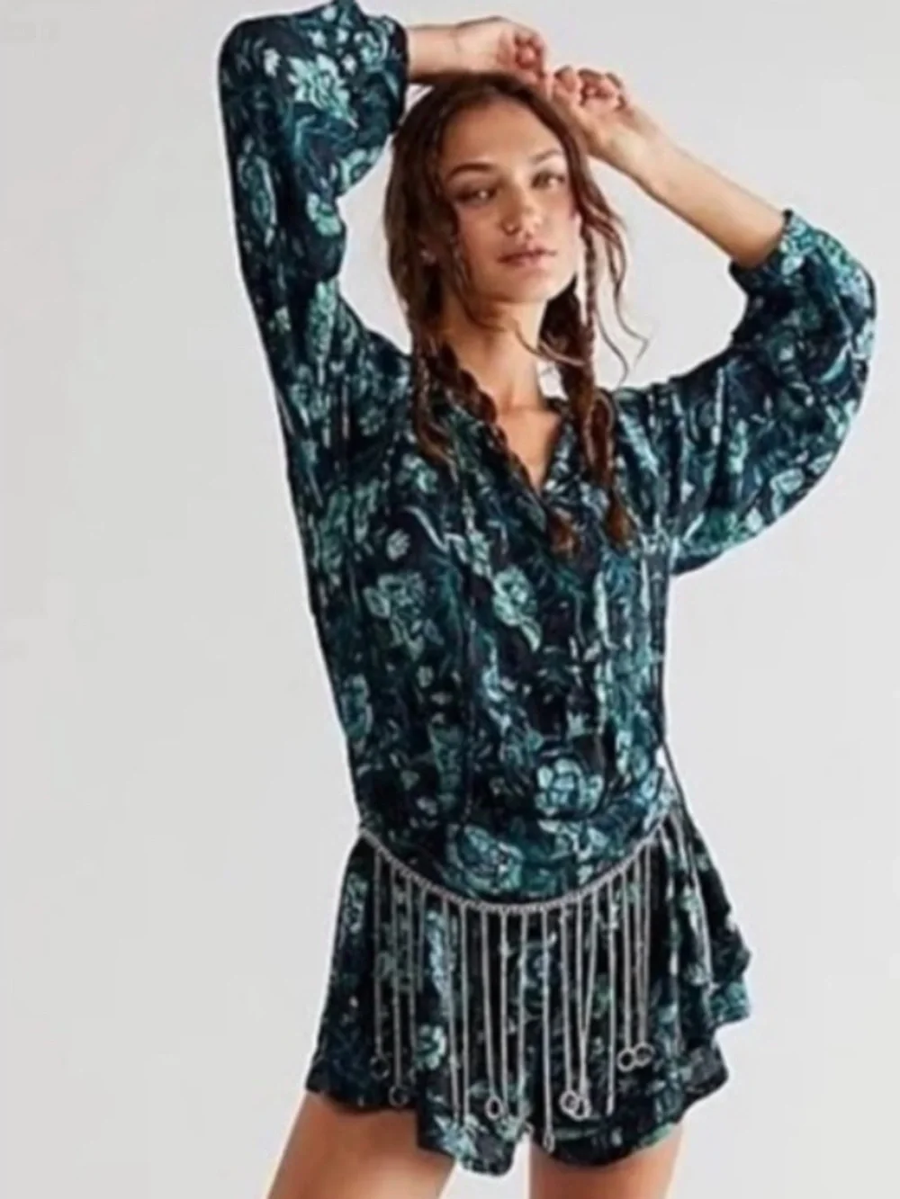 NWOT FP Dance Til Dawn Floral Romper